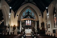 Wedding empty church